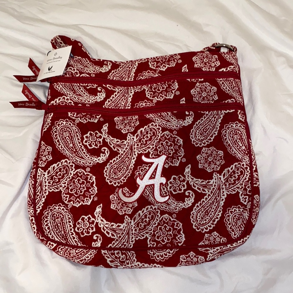 Vera Bradley University of Alabama Triple Zip Hipster Crossbody